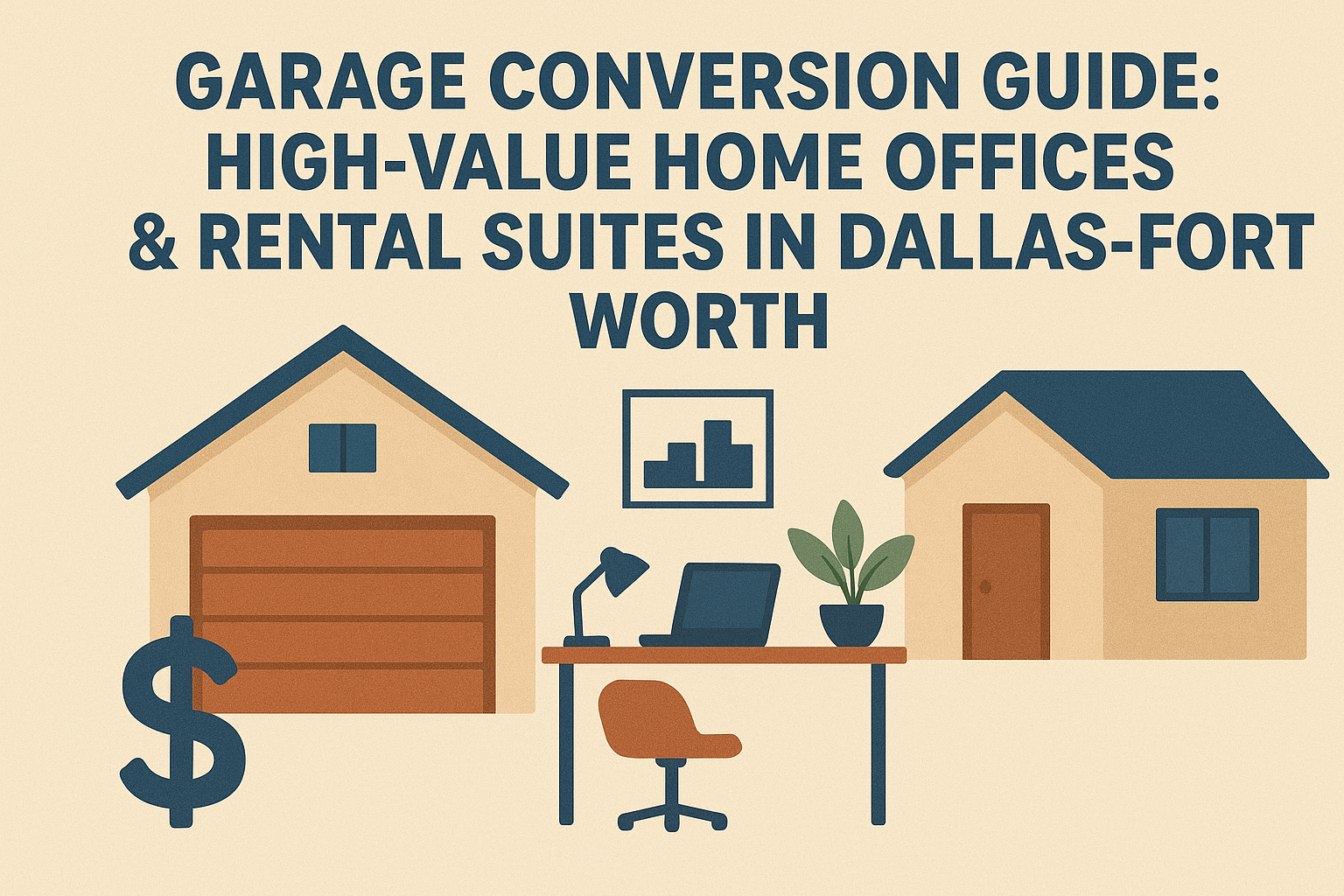 Garage Conversion Guide: High-Value Home Offices & Rental Suites in Dallas–Fort Worth