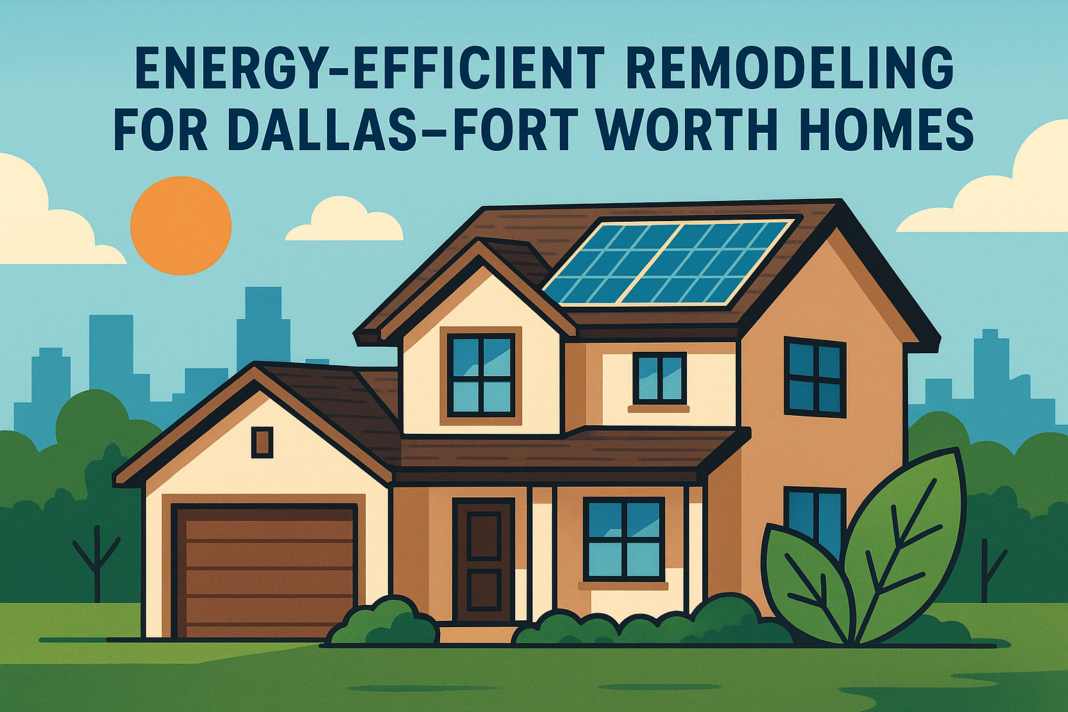 Energy-efficient remodeling for Dallas–Fort Worth homes — upgrades, costs, rebates & timelines