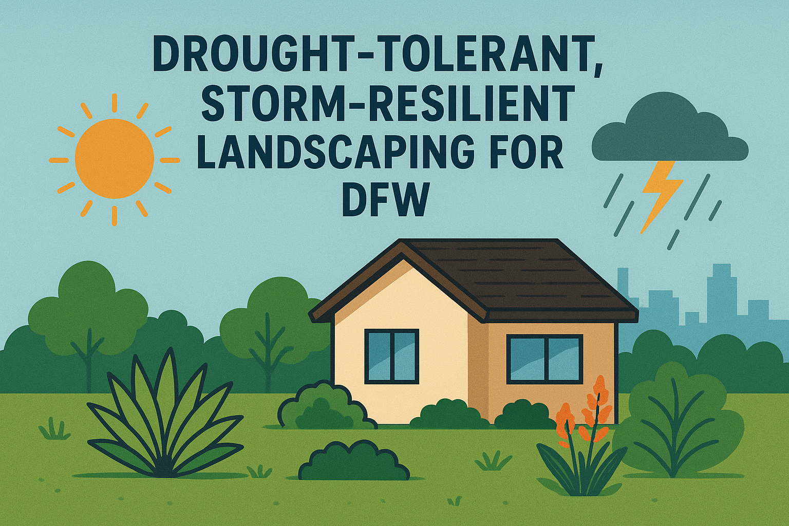Drought-Tolerant Landscaping and Storm-Resilient Hardscaping for Dallas–Fort Worth Homes